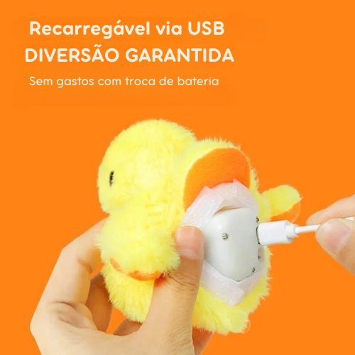 Brinquedo Interativo Pato Pula-Pula