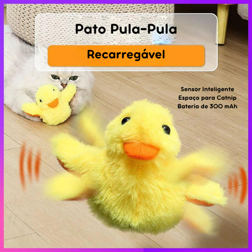 Brinquedo Interativo Pato Pula-Pula